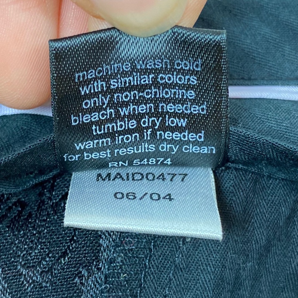 EUC Limited Brocade Gorgeous Black Drew Fit Slacks - Perfect for Xmas holidays! - Picture 9 of 9